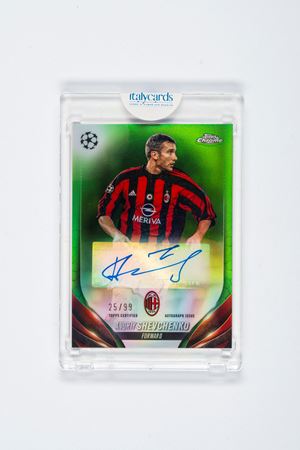 Andrij Ševčenko - Autographed card – Milan – Numbered out of 99 – Topps Chrome - 2023