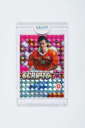 Marco Van Basten – Card autografata – Olanda – Panini Mosaic Scripts – Numerata su 10