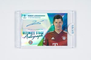 Robert Lewandowski – Card autografata – Bayern Monaco – Numerata su 150 - Topps Ultimate Stage 2021