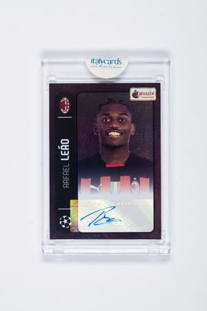 Rafael Leao – Card autografata – Milan – Topps Gold - Numerata su 25