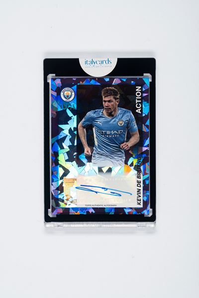 Kevin De Bruyne – Card Autografata – Manchester City – Numerata su 25 - Topps Merlin 98