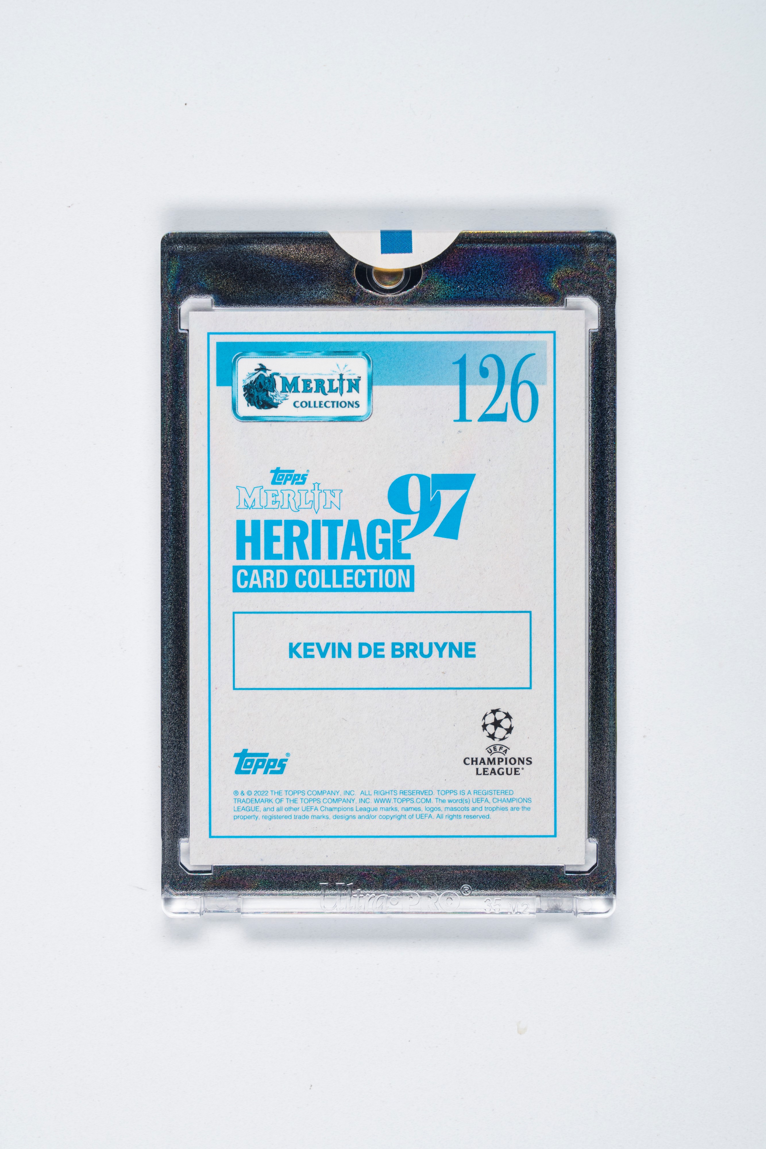 Kevin De Bruyne – Card Autografata – Manchester City – Numerata su 25 - Topps Merlin 98