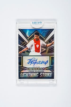 Frank Rijkaard – Card autografata – Ajax – Numerata su 7 – Panini Obsidian - 2023