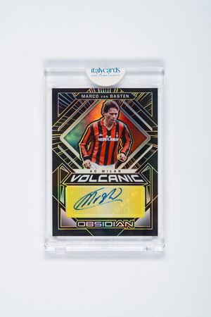 Marco Van Basten – Card autografata – Milan – Numerata su 10 – Panini Obsidian - 2021