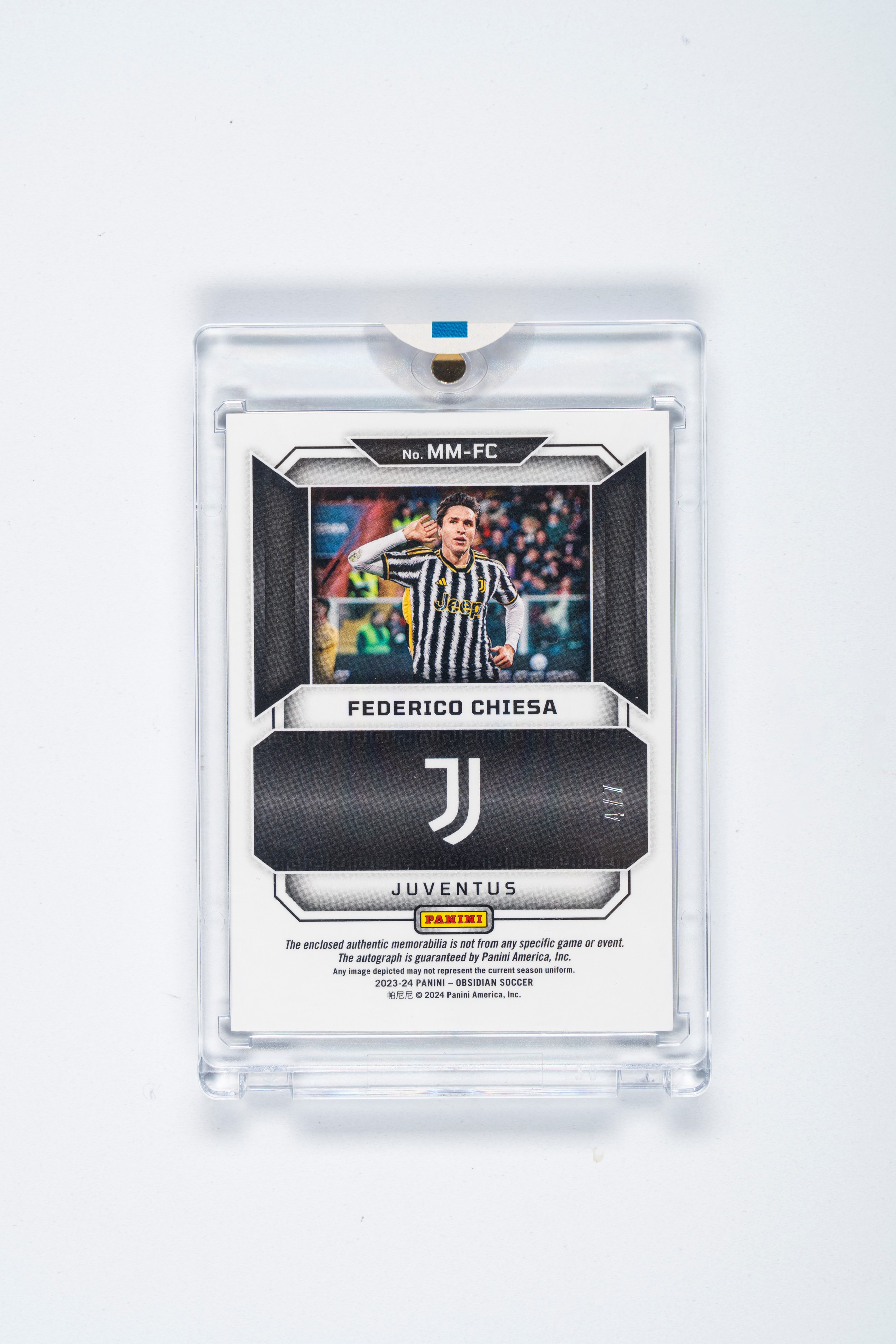 Federico Chiesa - Federico Chiesa – Card autografata – Juventus 