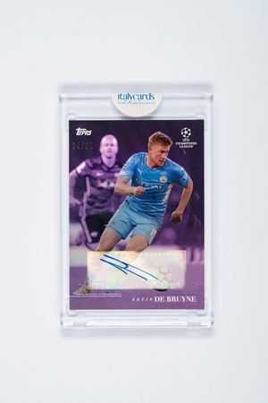 Kevin De Bruyne – Card autografata – Manchester City – Numerata su 10 – Topps Simplicidad – 2022