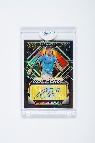 Ciro Immobile – Card Autografata – Lazio – Numerata su 5 – Panini Obsidian – 2021