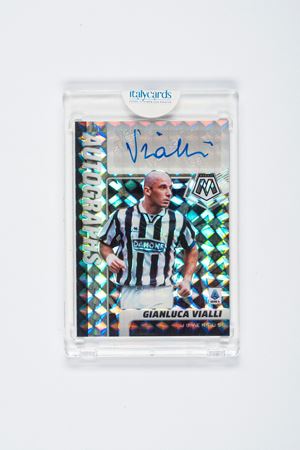 Gianluca Vialli – Card autografata – Juventus – Panini Mosaic Script – 2021