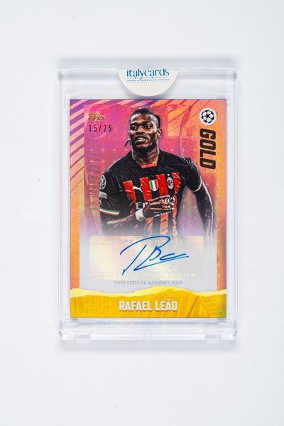 Rafael Leao – Card Autografata – Milan – Numerata su 25 – Topps Merlin 98 – 2023