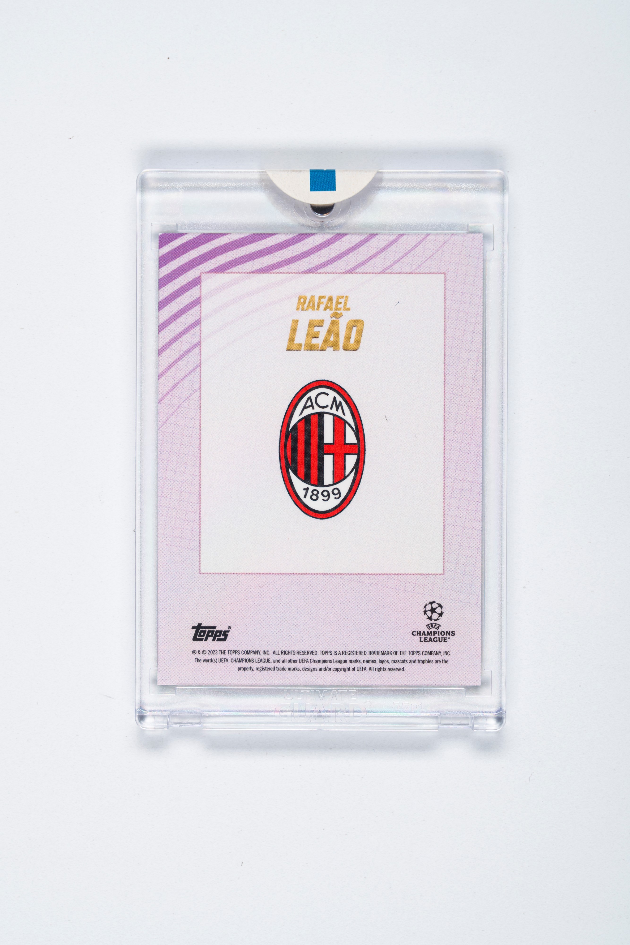 Rafael Leao - Rafael Leao – Signed Card – AC Milan – Numbered out