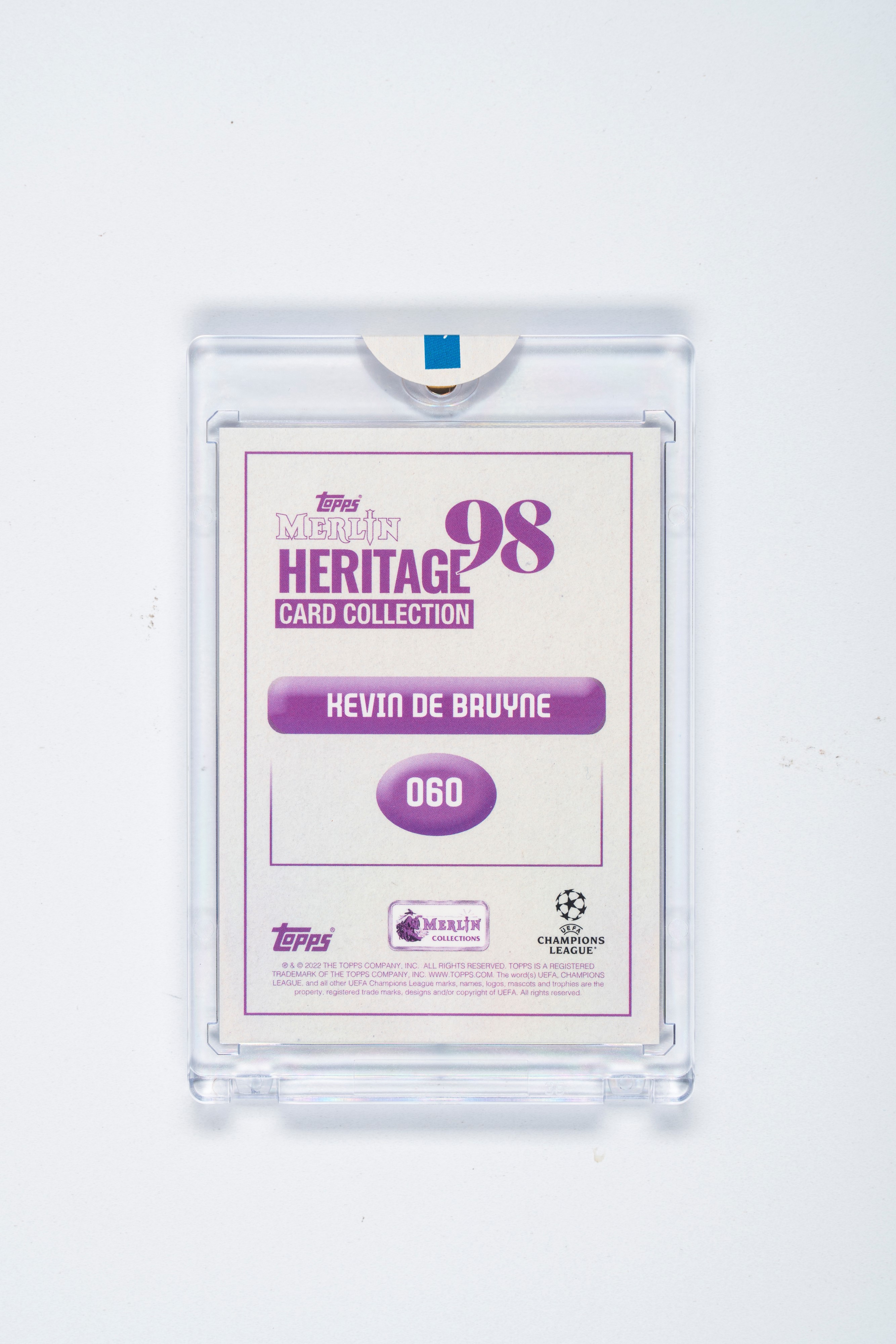 Kevin De Bruyne – Card Autografata – Manchester City – Numerata su 25 – Topps Merlin 97 - 2022