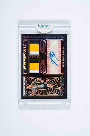 Federico Chiesa – Card autografata – Juventus – Numerata su 7 – Panini Obsidian - 2023
