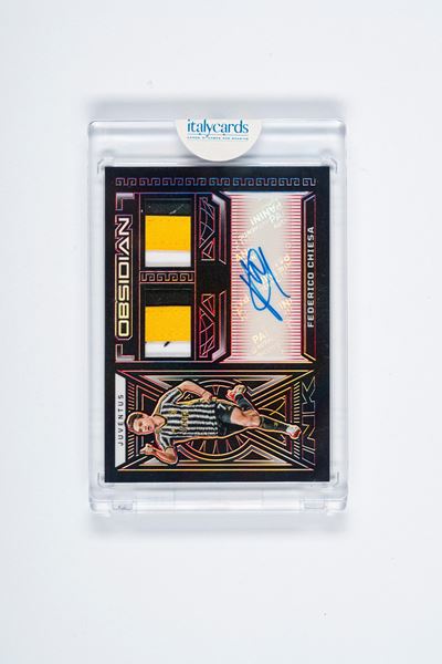 Federico Chiesa – Card Autografata – Juventus – Numerata su 7 – Panini Obsidian - 2023