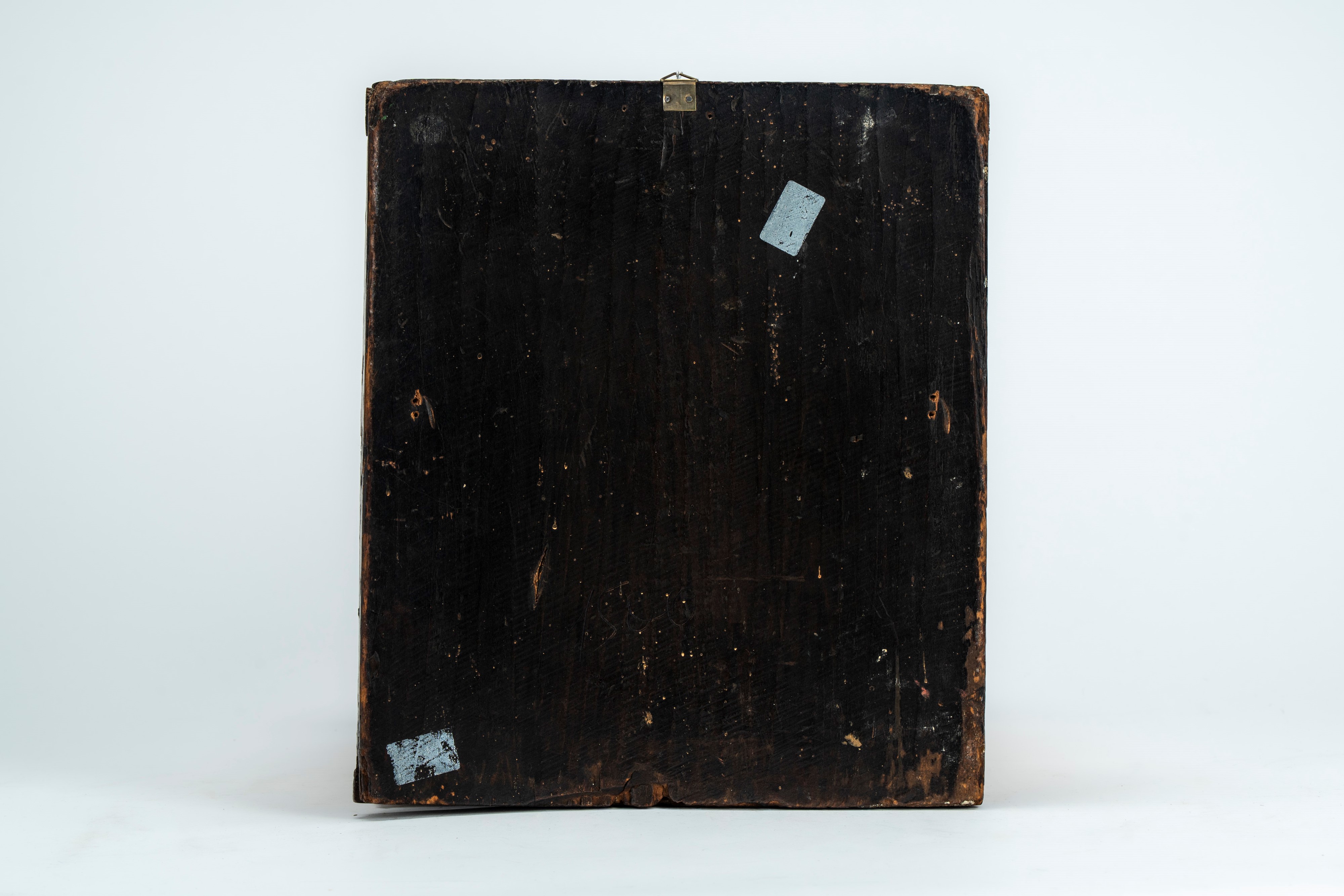 Quattro icone su tavola: una stauroteca, una Madonna di Kazan, una mariana quadripartita e una ra...