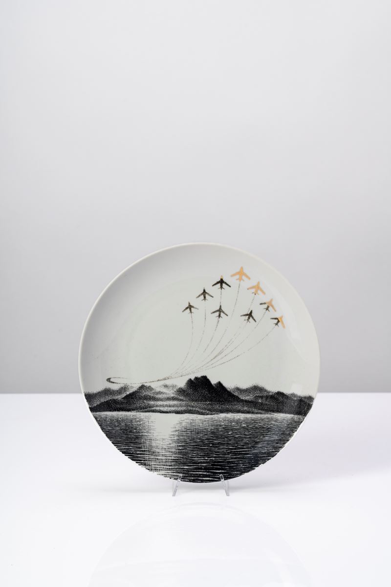 Piatto commemorativo 'La microtecnica'