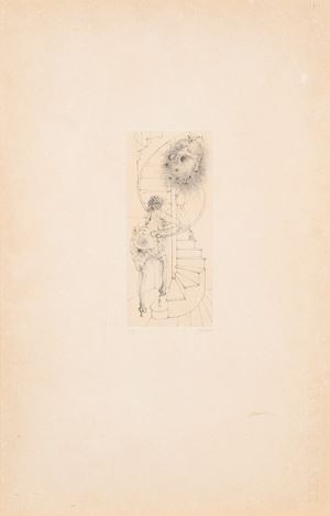 Senza titolo (donna e scala)