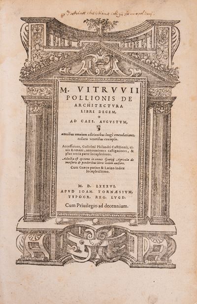De Architectura libri decem, edizione del 1586