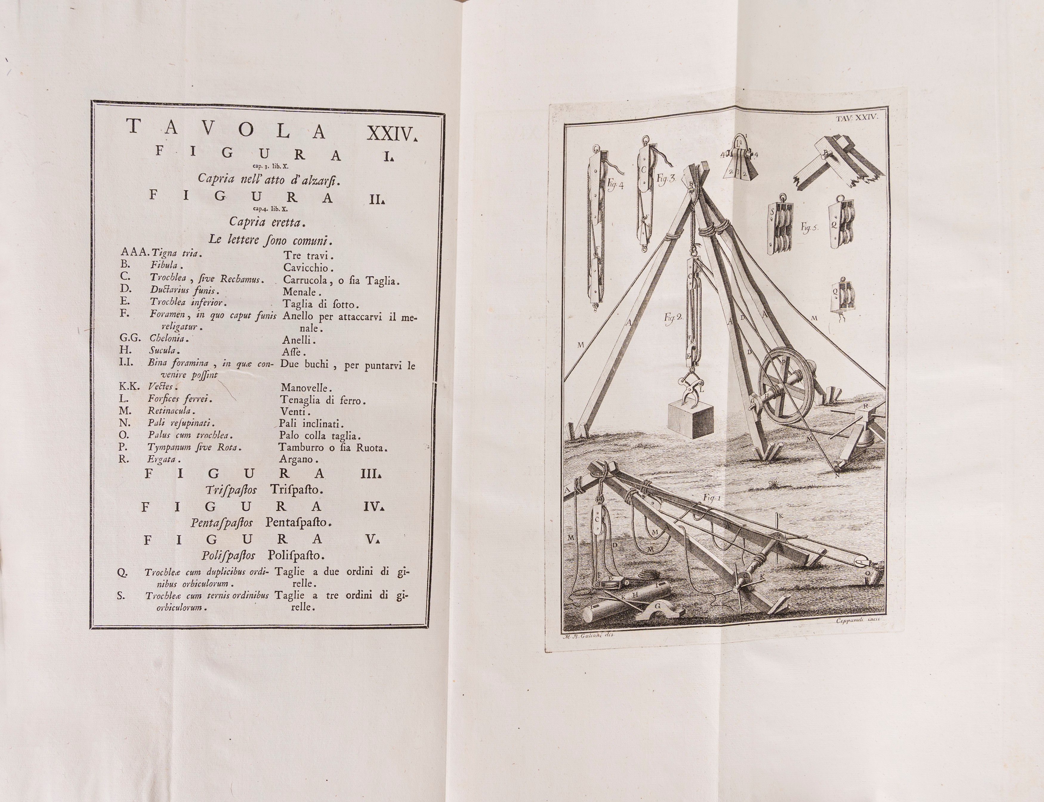 Marco Vitruvio Pollione - L'architettura con traduzione italiana e commento del Marchese Berardo ...