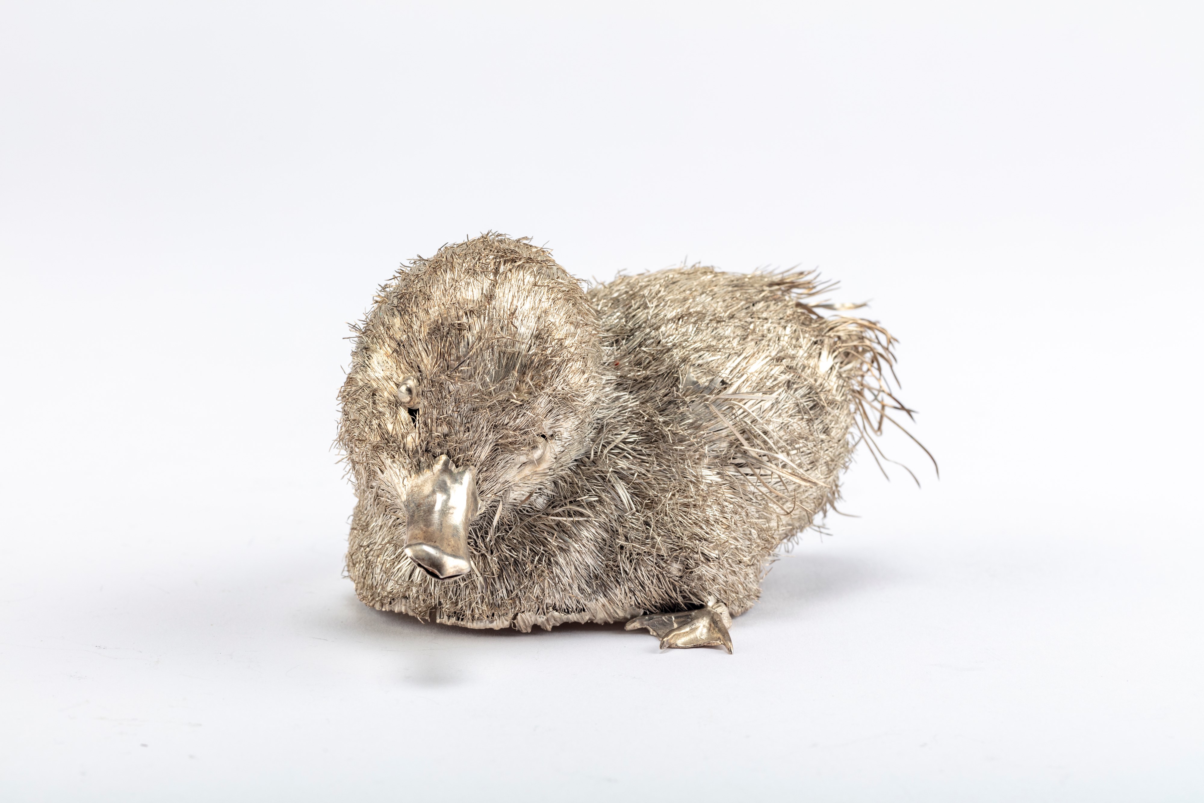 Mario Buccellati - Papera furry in argento