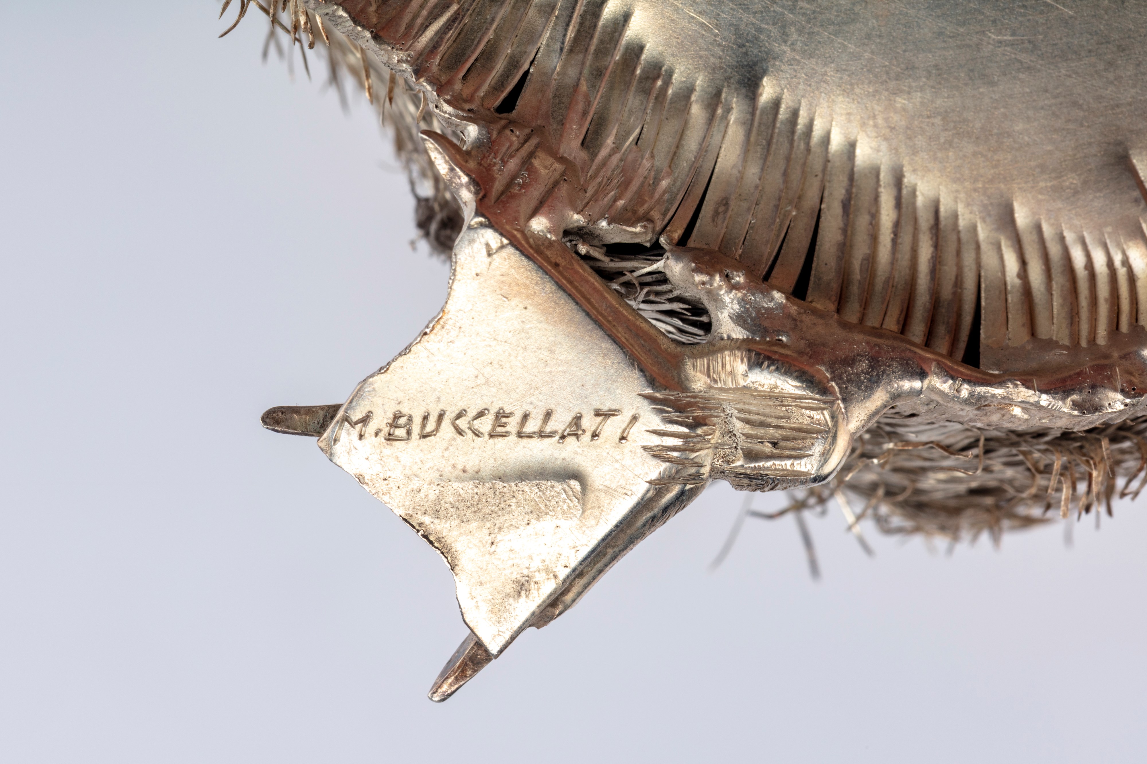 Mario Buccellati - Papera furry in argento