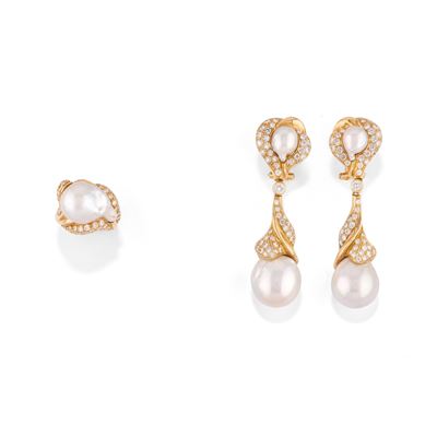 Demi-parure con Perle