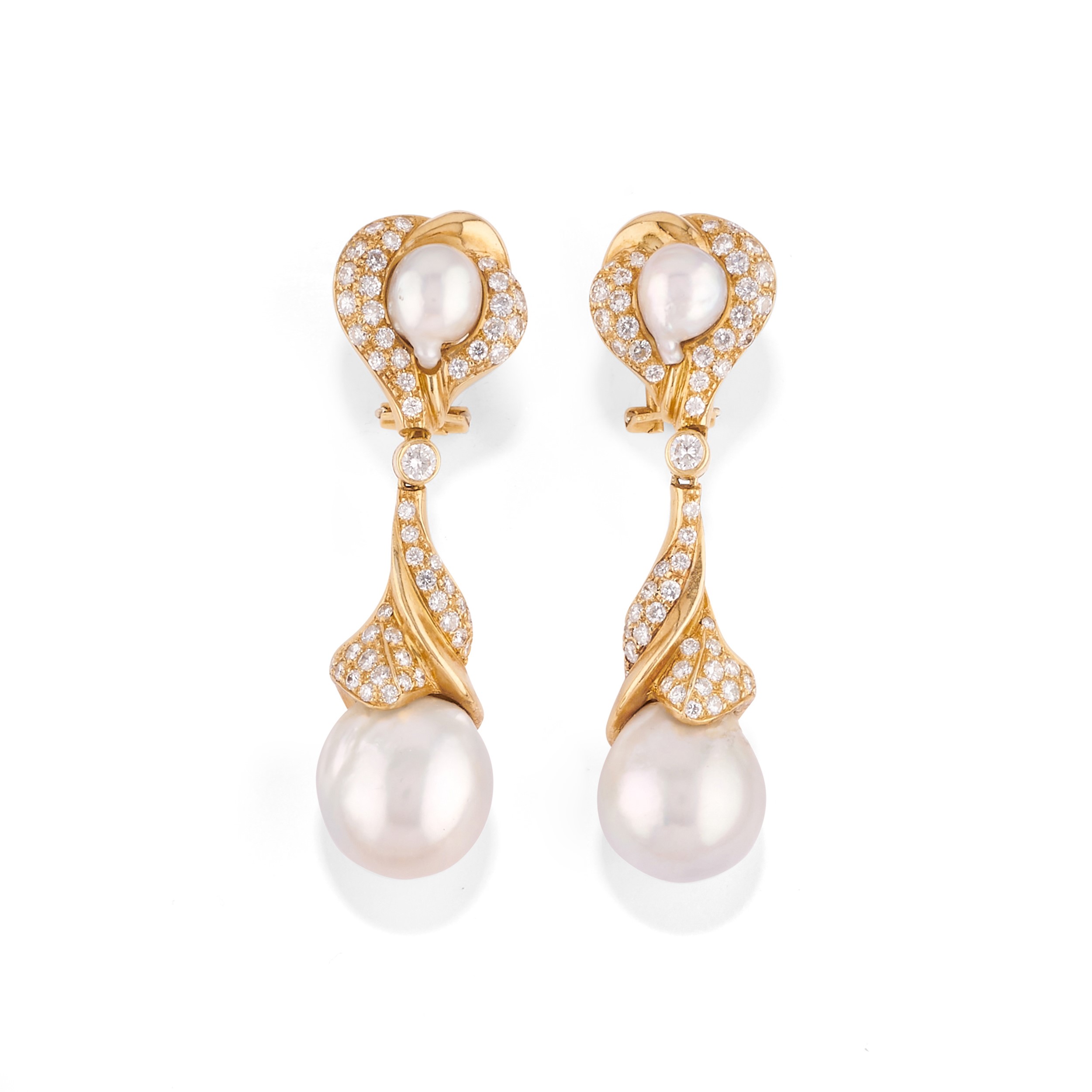 Demi-parure con Perle