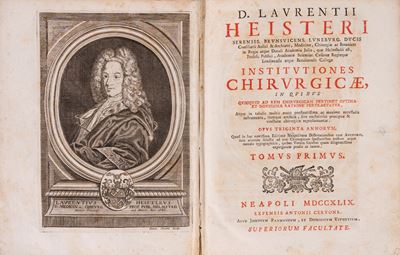 Institutione Chirurgicae, prima edizione napoletana del 1749