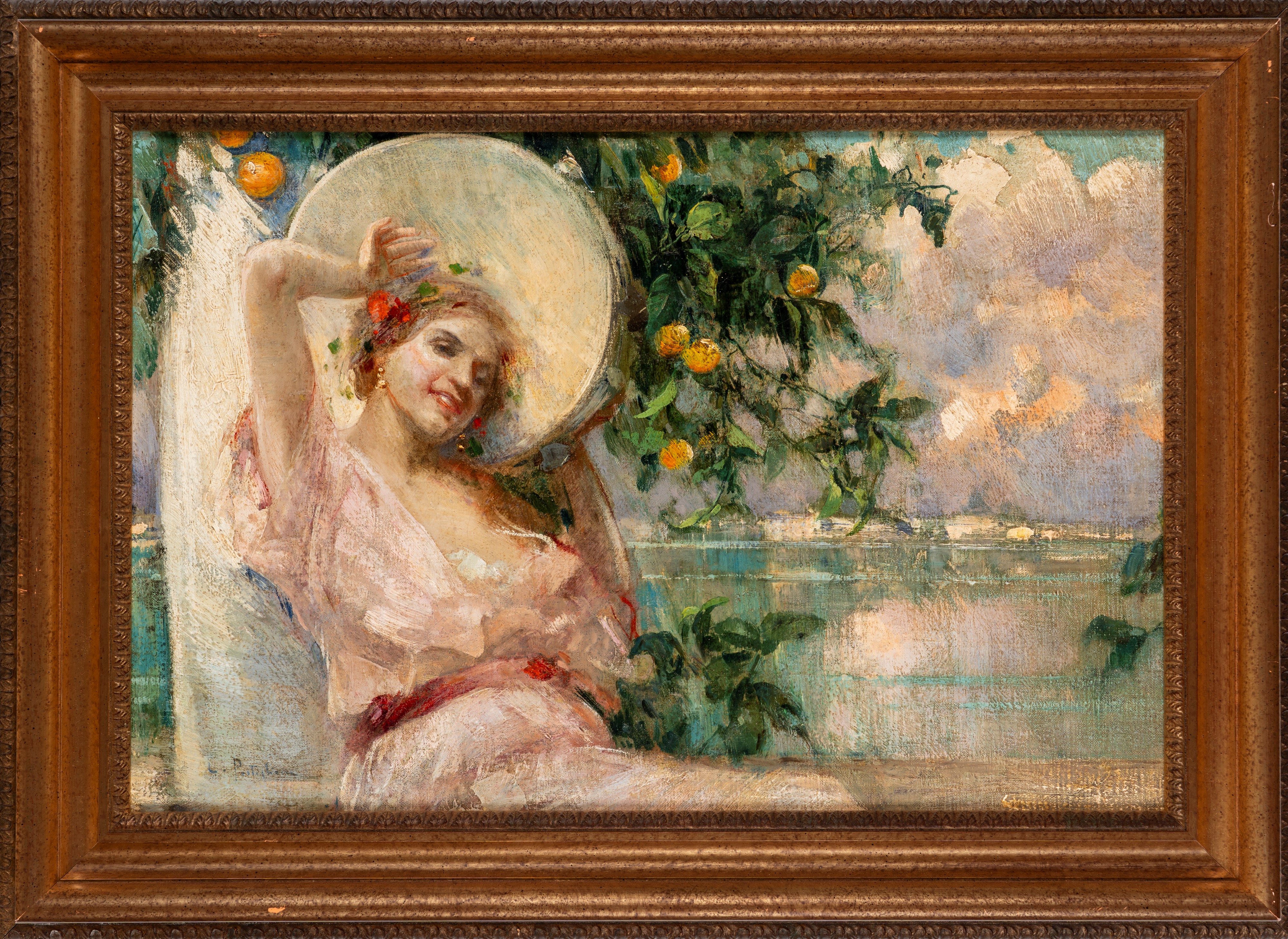 Luca Postiglione - Ragazza con Tamburello