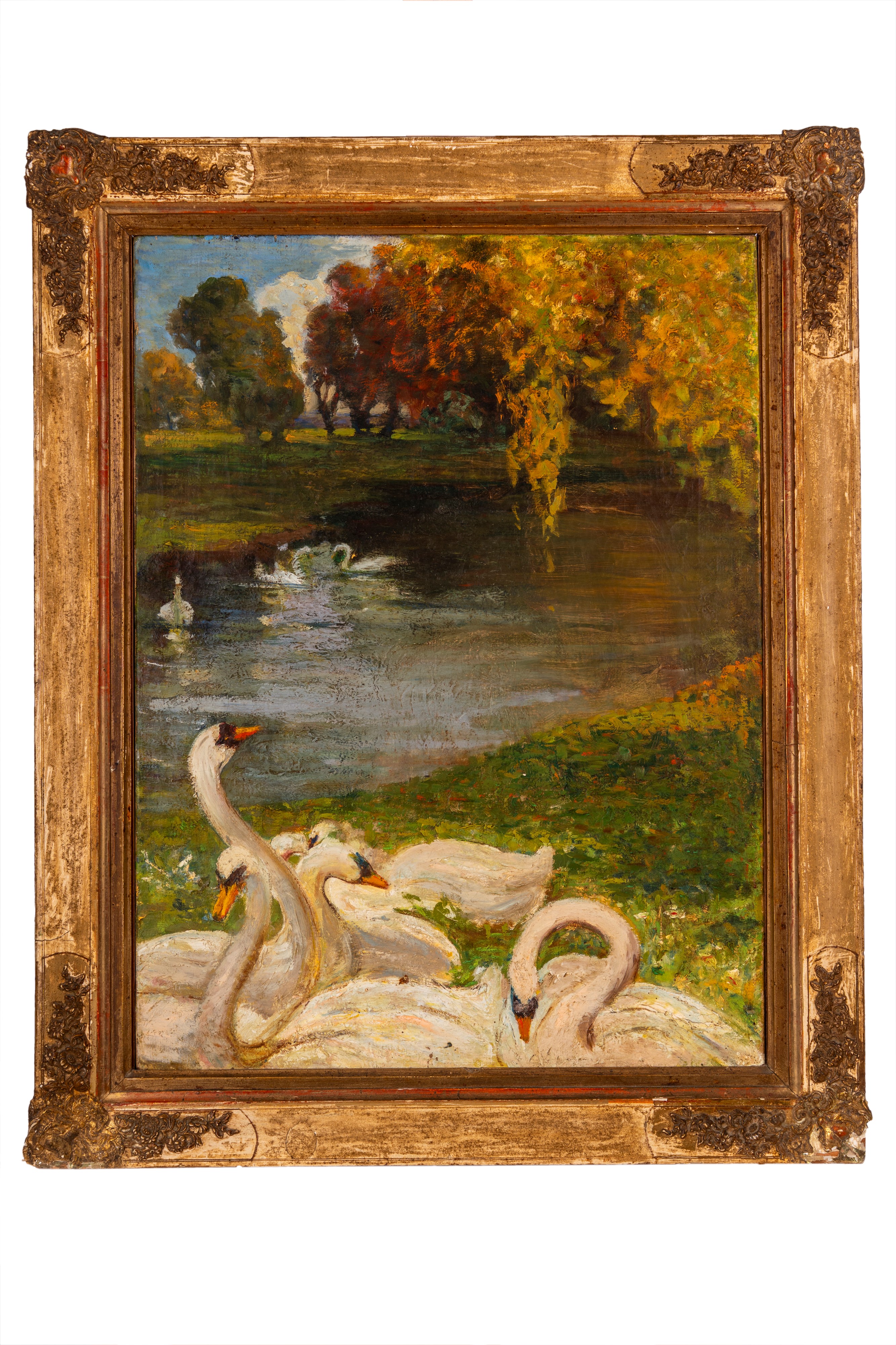 Luigi Rossi - Studio per il Dipinto "la Guardiana dei Cigni"