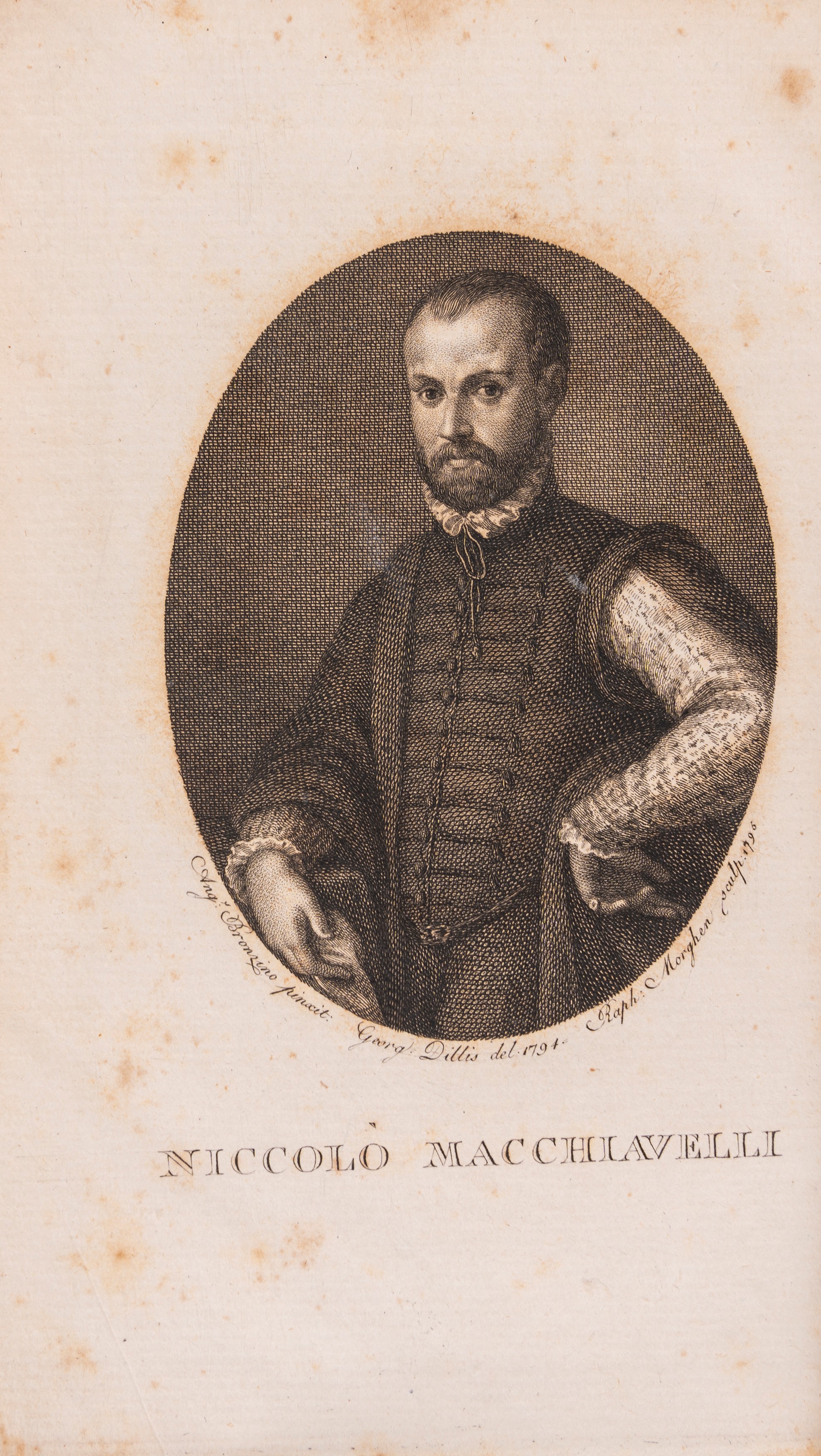 Niccolò Machiavelli - Opere complete, edizione rara del 1796
