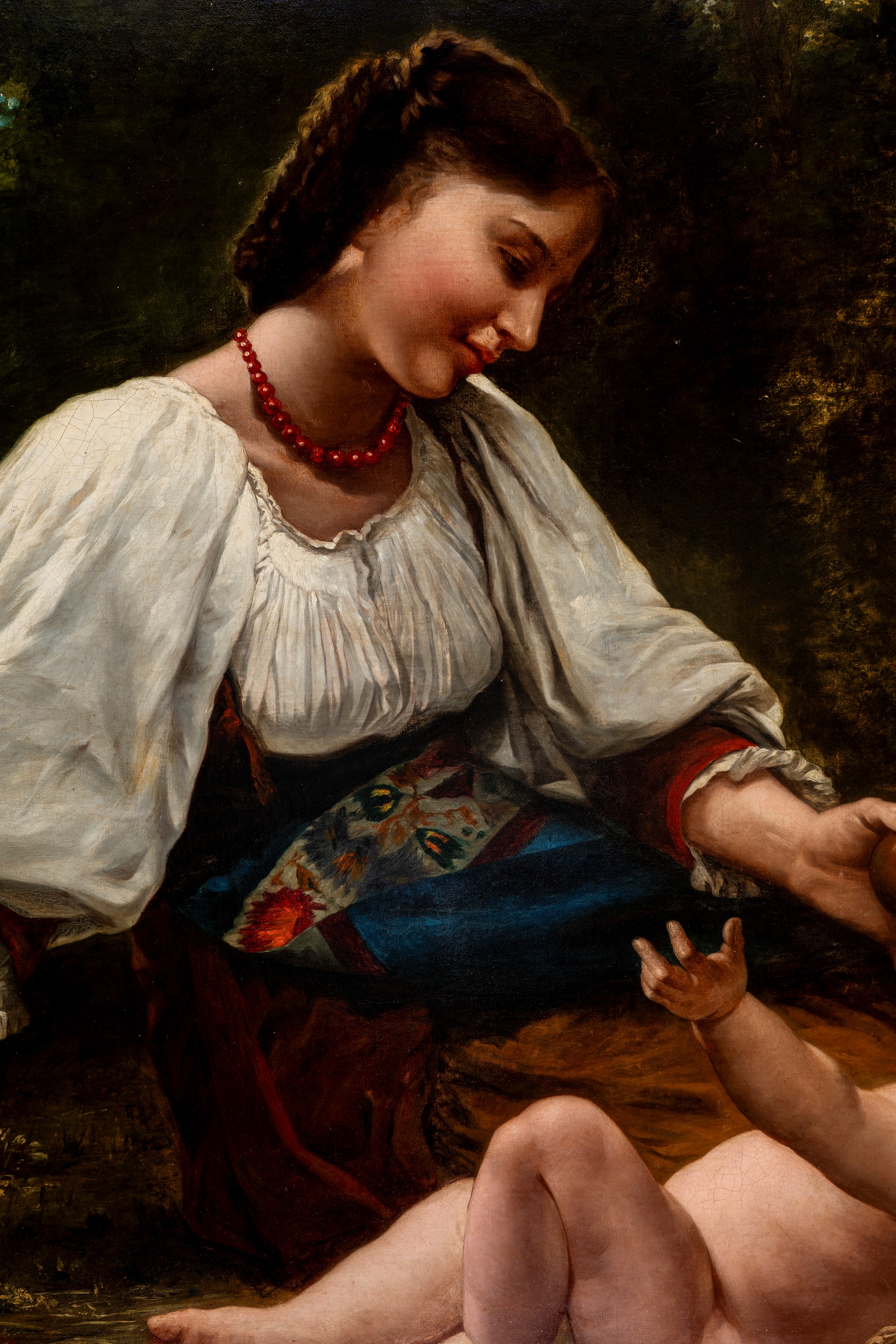 Seguace di William-adolphe Bouguereau, Secolo XIX - Il Riposo
