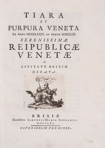 Tiara et Purpura veneta: edizione del 1761
