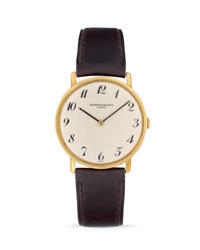Orologio da polso, oro giallo 18k, movimento a carica manuale, cal. K1014