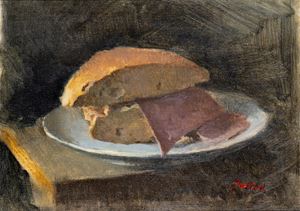 Natura morta con pane