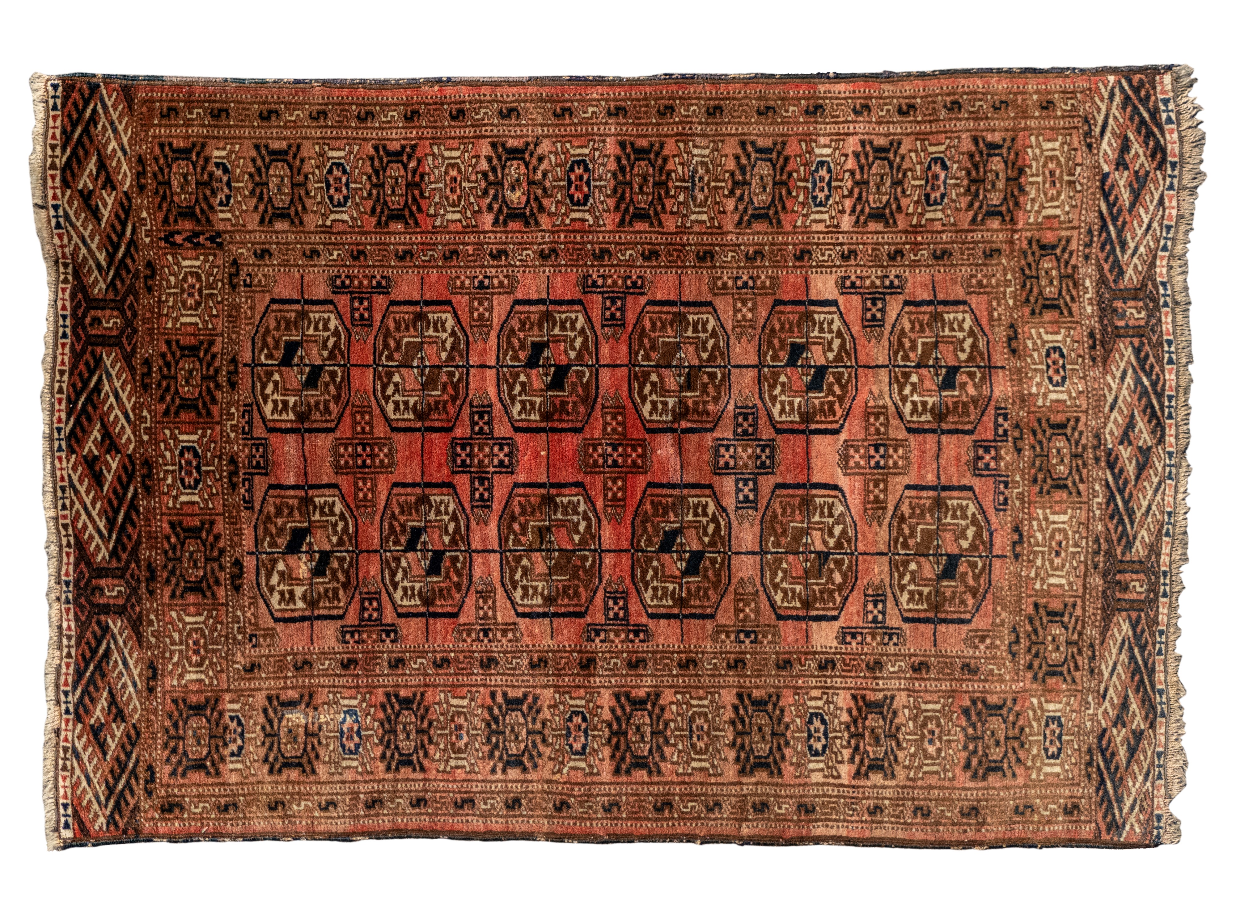 Turkmen Tekke pattern rug, late 19th-early 20th century | Antique ...