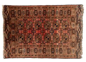 Turkmen Tekke pattern rug, late 19th-early 20th century
