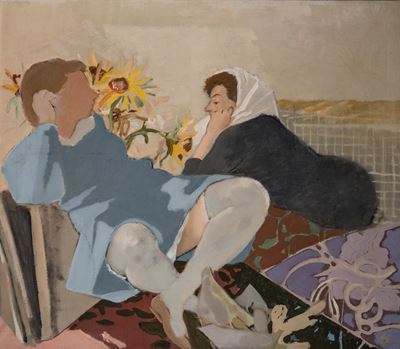 Due Donne (interno con Figure)