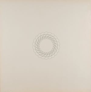 Untitled (concentric faces)