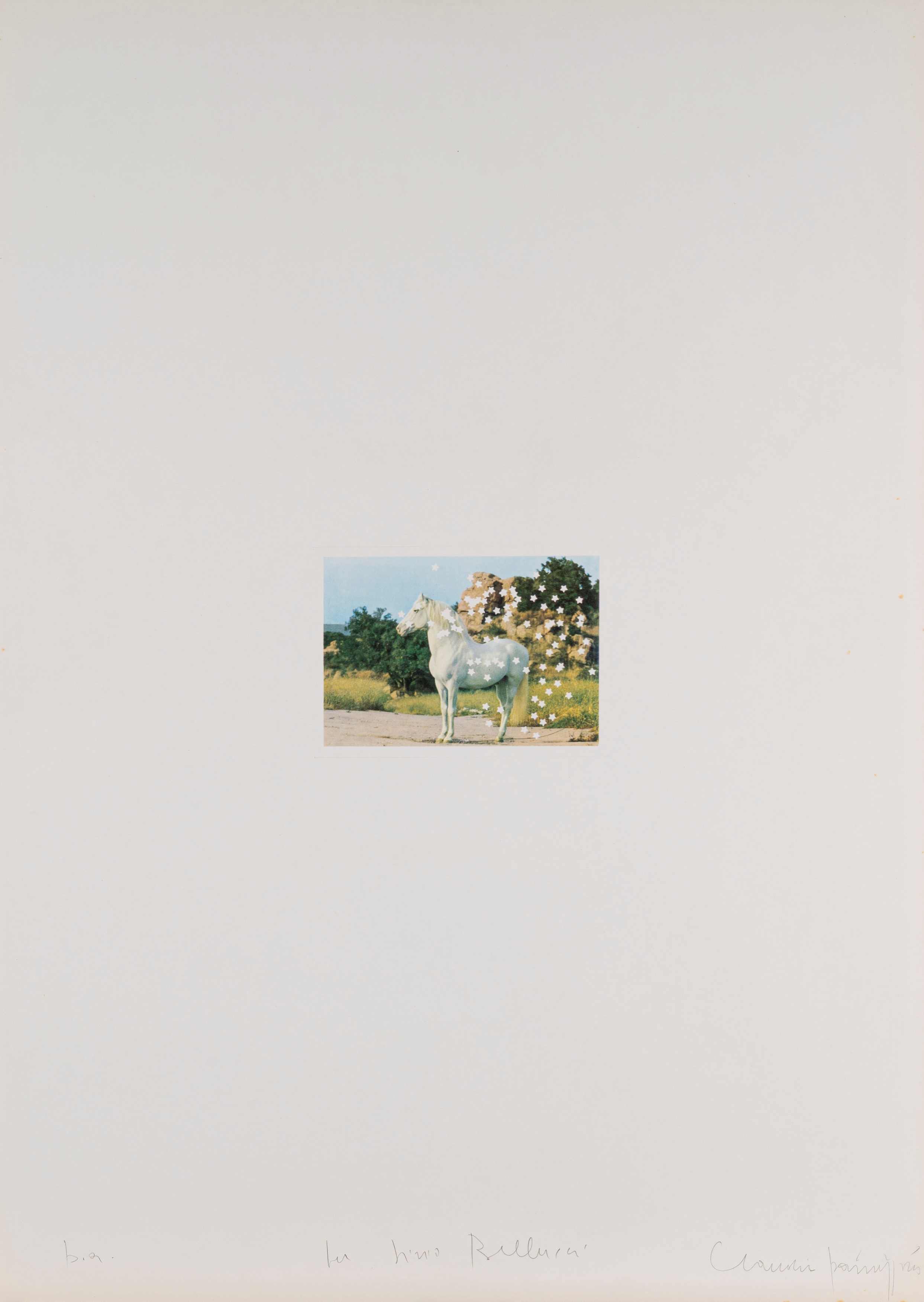 Claudio Parmiggiani - Cartella contenente 10 opere grafiche, esemplari P.A.
