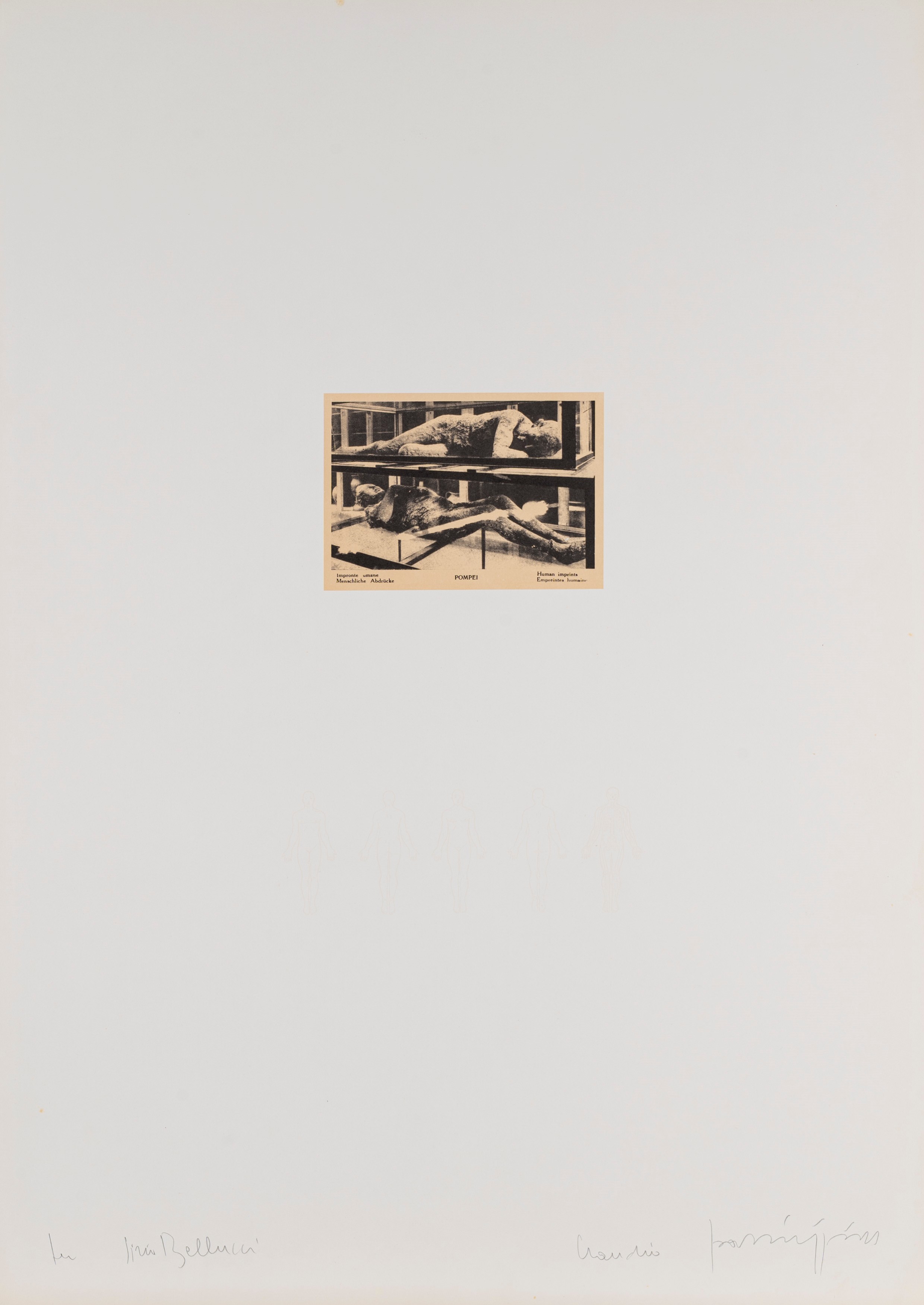 Claudio Parmiggiani - Cartella contenente 10 opere grafiche, esemplari P.A.