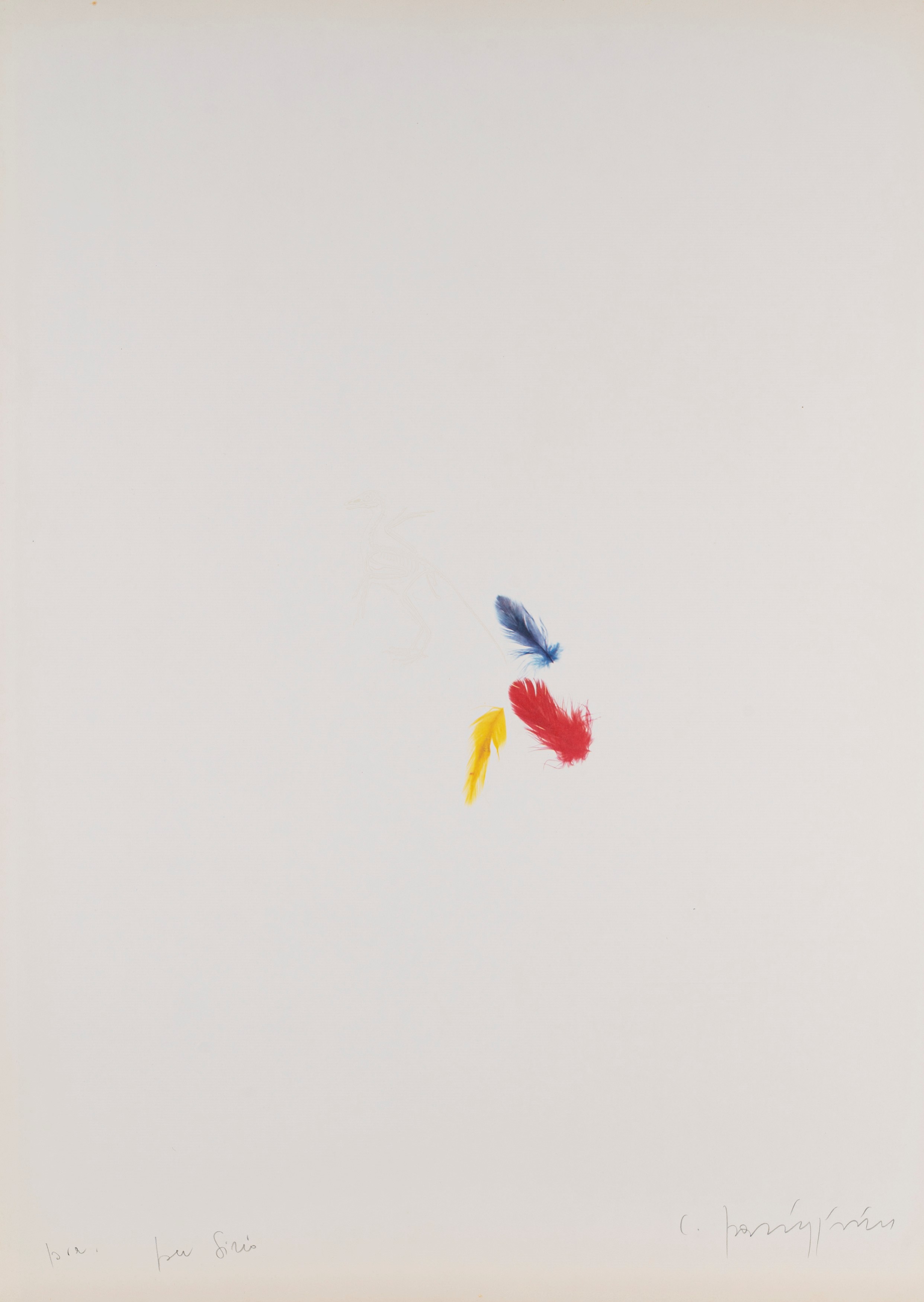 Claudio Parmiggiani - Cartella contenente 10 opere grafiche, esemplari P.A.