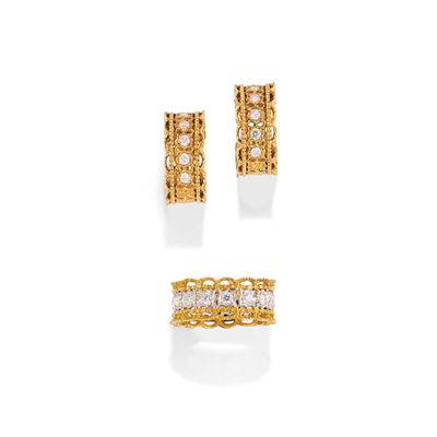 Demi-parure con Diamanti