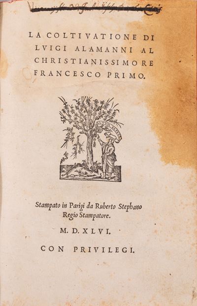 La coltivazione - Prima edizione del 1546