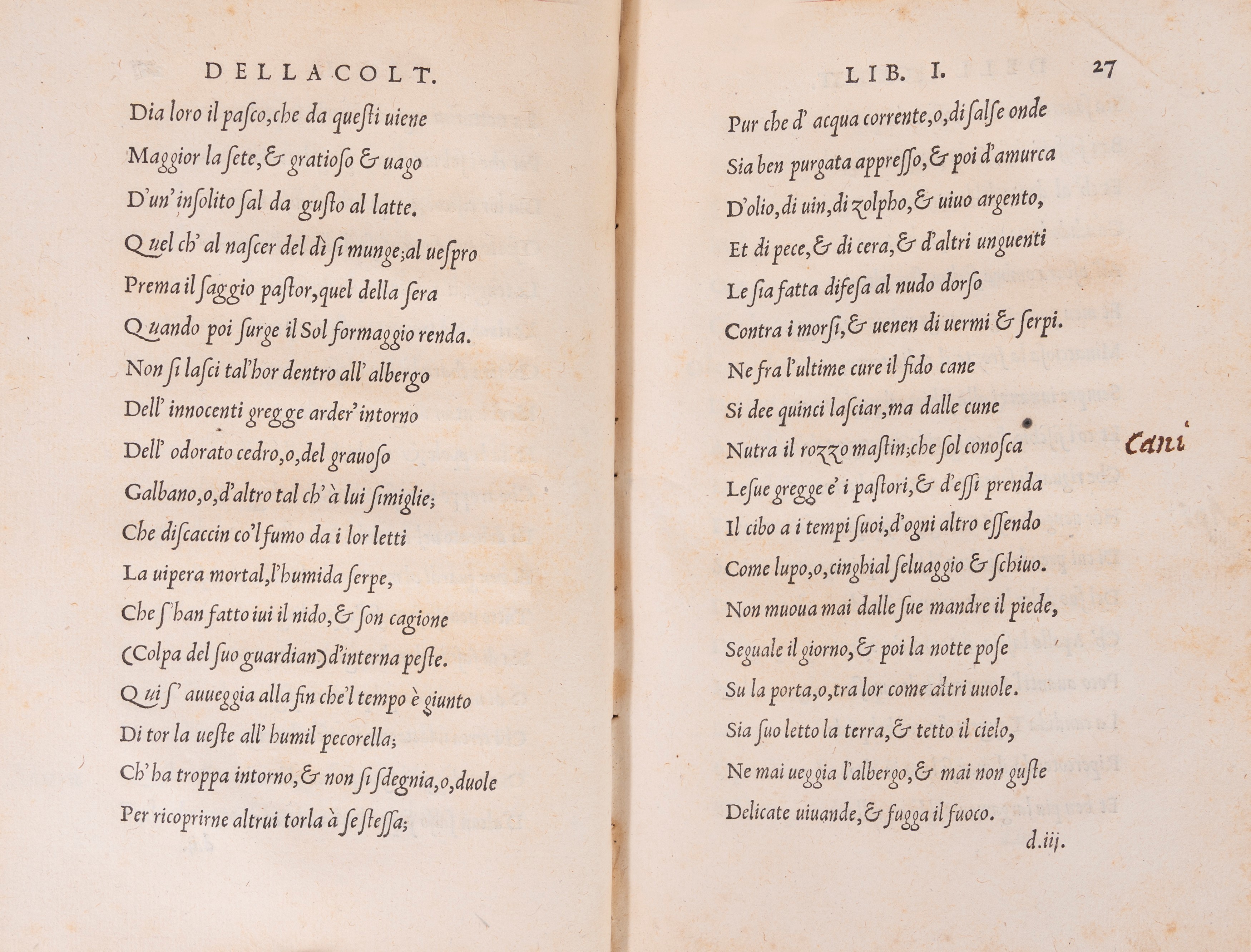 Luigi Alamanni - La coltivazione - Prima edizione del 1546