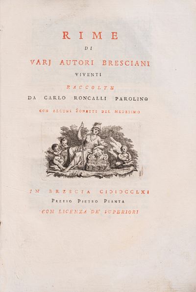 Rime di varj autori bresciani viventi