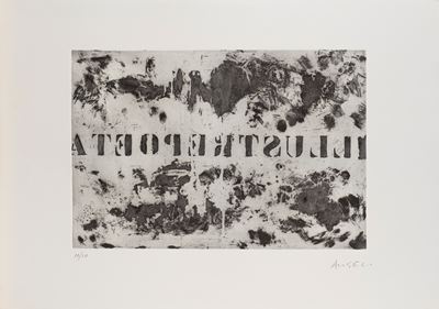 Illustre poeta, acquaforte acquatinta, es. 10/10