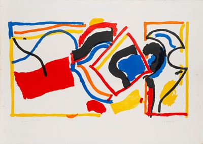 Senza titolo - Litografia a colori