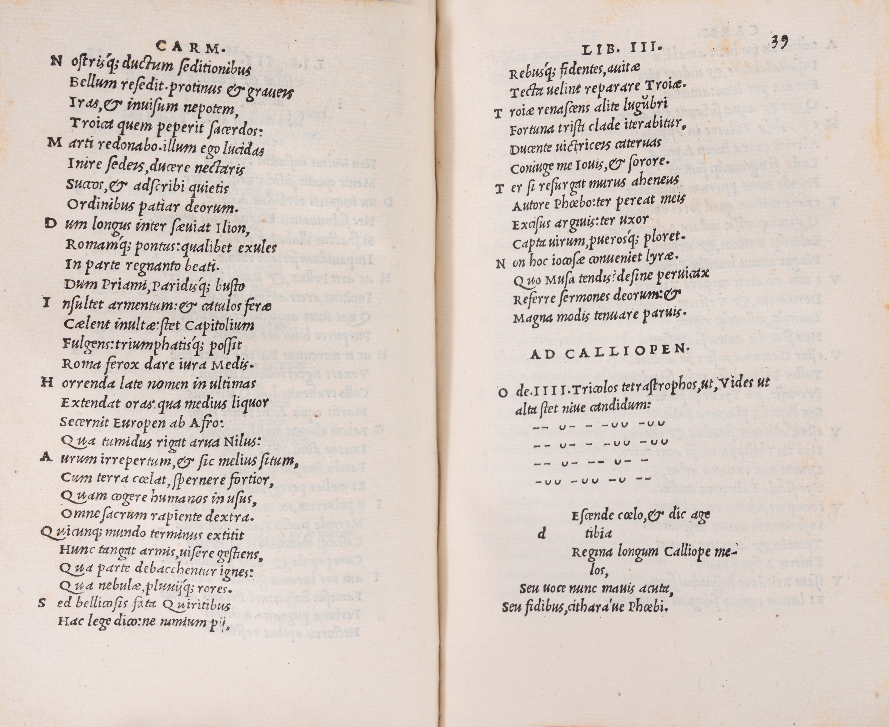 Quinto Orazio Flacco - Poemata omnia. Annotationes Aldi Manutij Romani in Horatium
