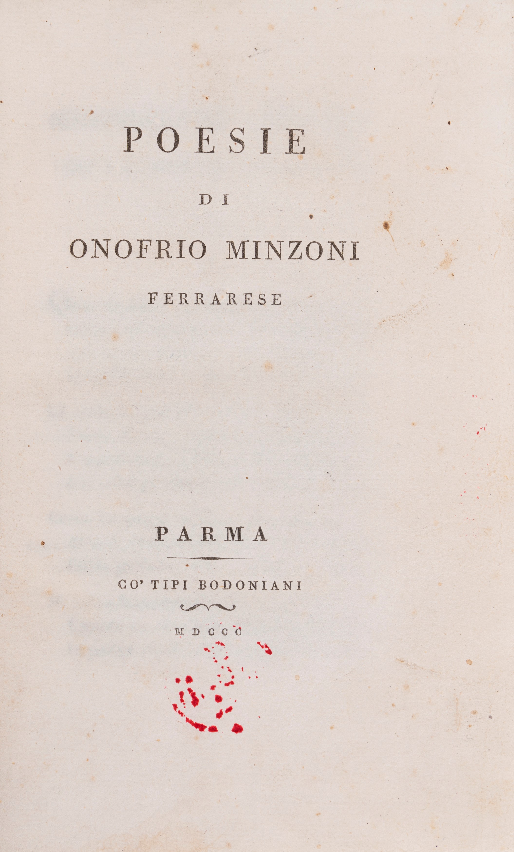 Federico Cavriani - Poesie varie, 1802