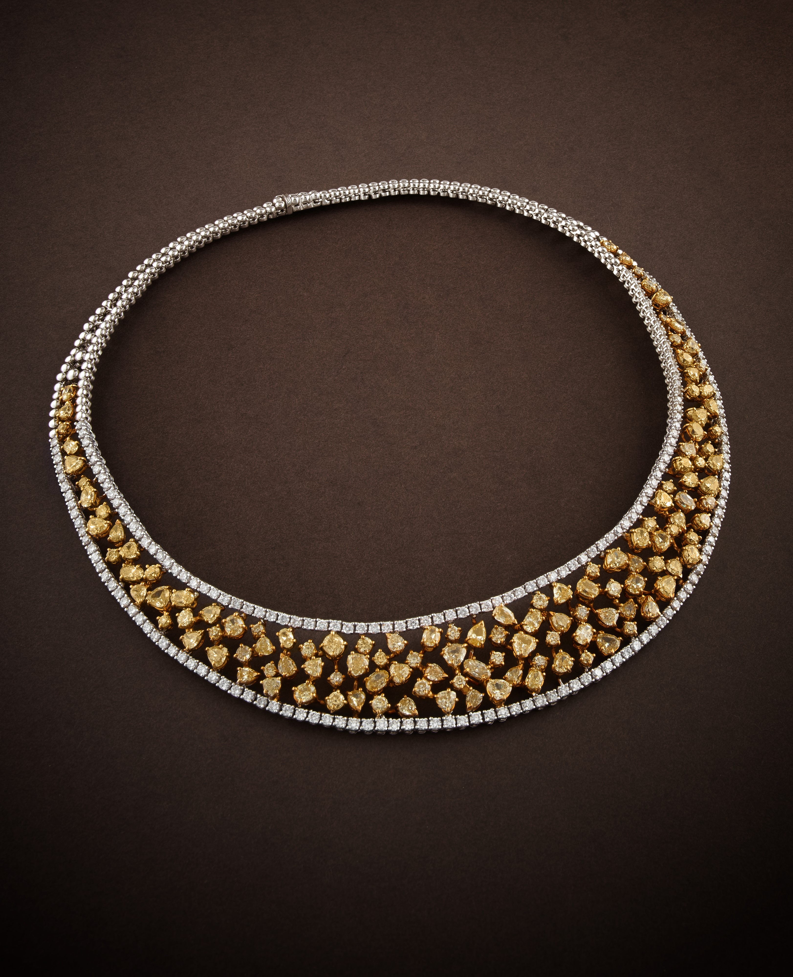 Zydo - Collana con Diamanti Fancy